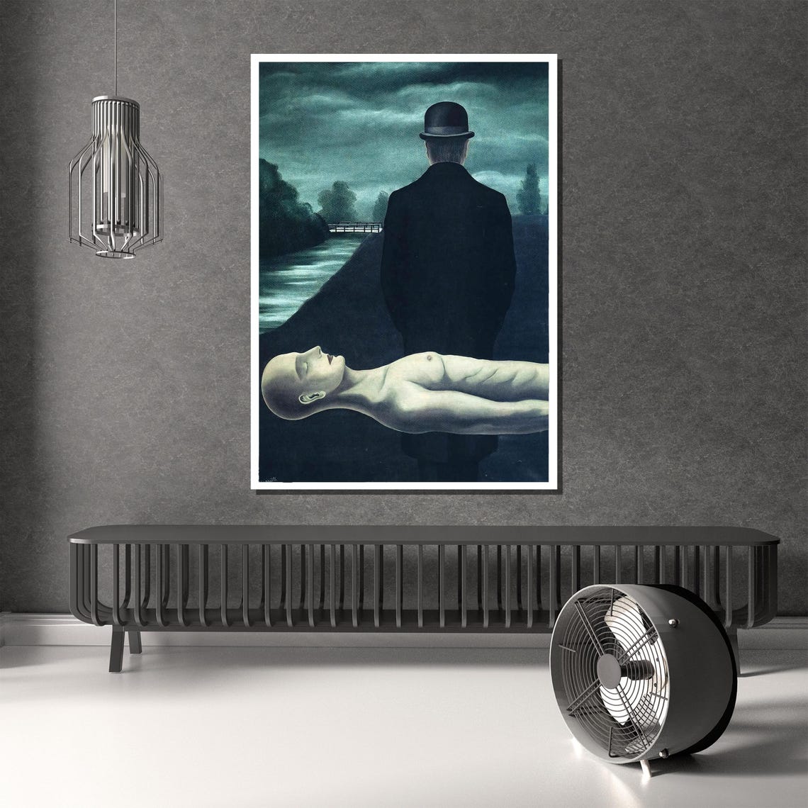 Rene Magritte Musings of a Solitary Walker Surrealist Poster - Image 4