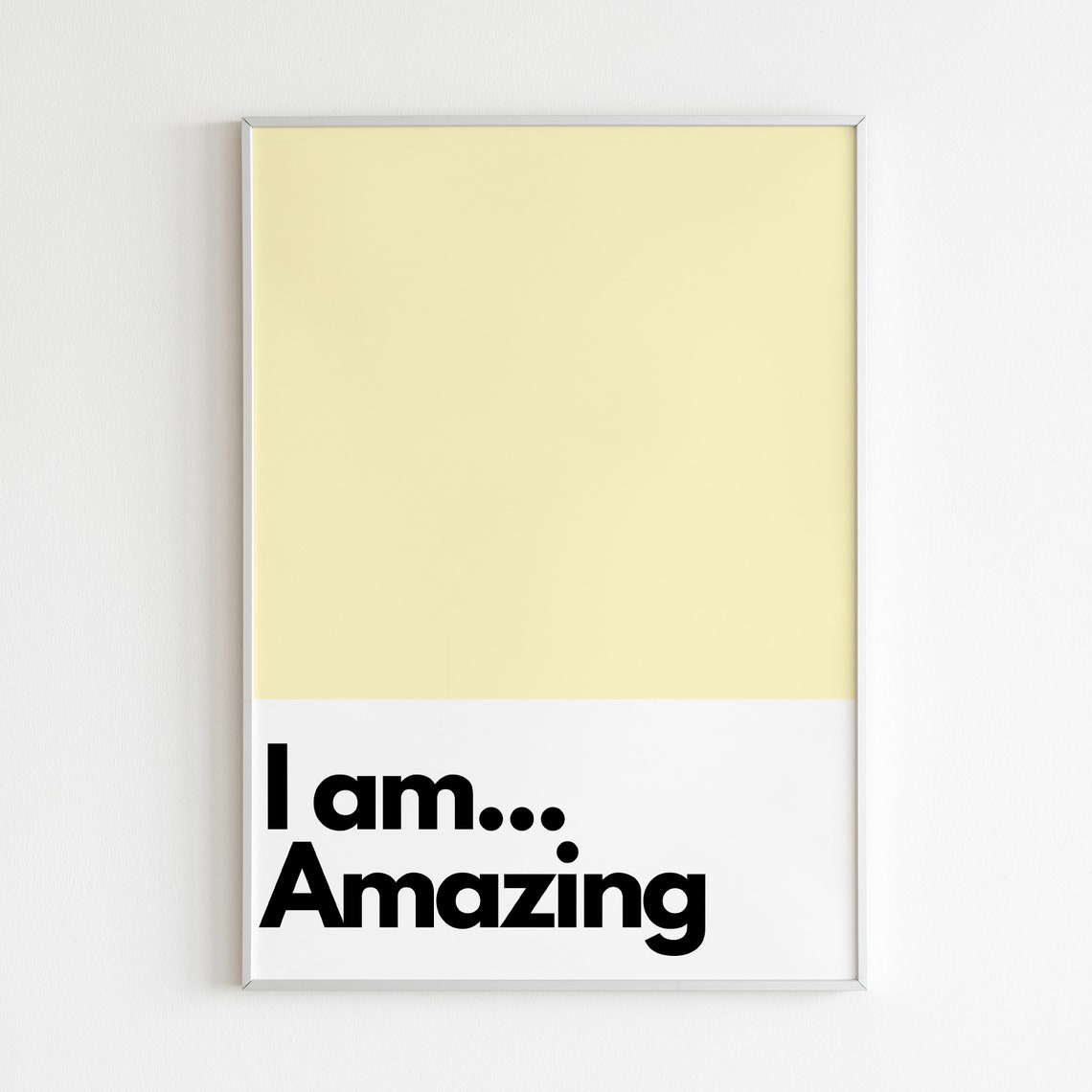 I Am Amazing Art Print, Kids Nursery Decor