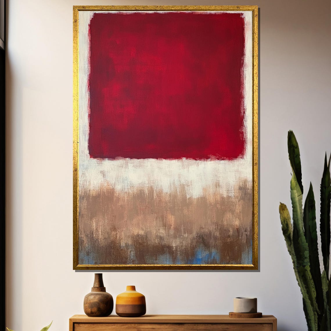 Mark Rothko Painting, Abstract Contemporary Decor