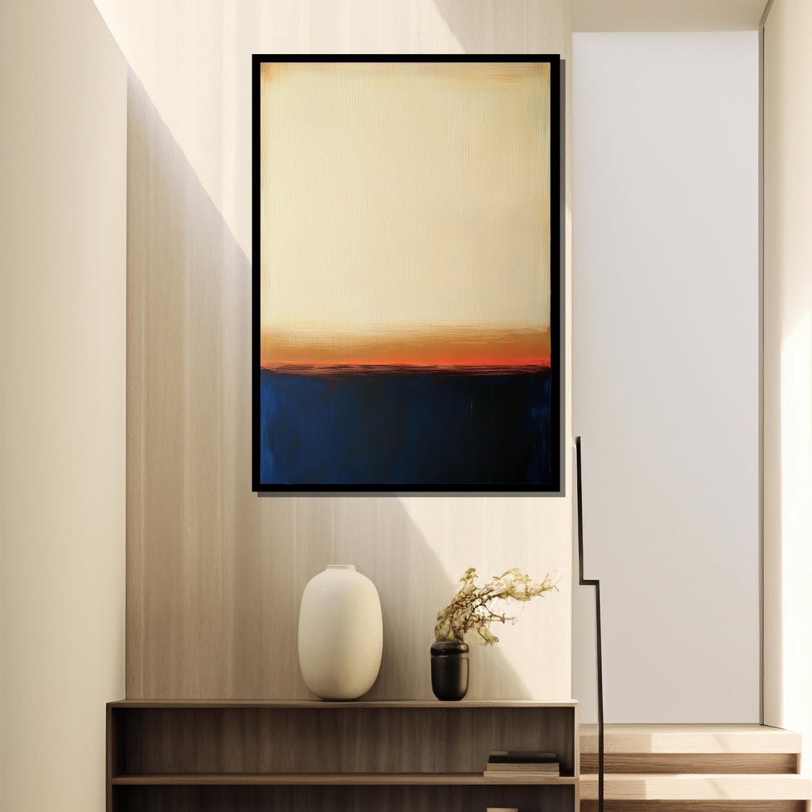 Mark Rothko Abstract Art, Contemporary Minimalist - Image 2