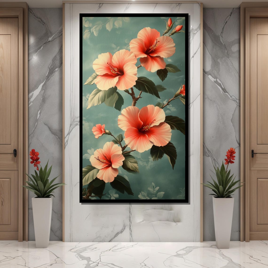 Vintage Hawaiian Contemporary Beach Art Print - Image 2