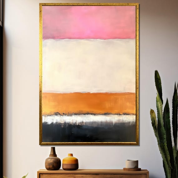 Mark Rothko Painting, Modern Abstract Gift