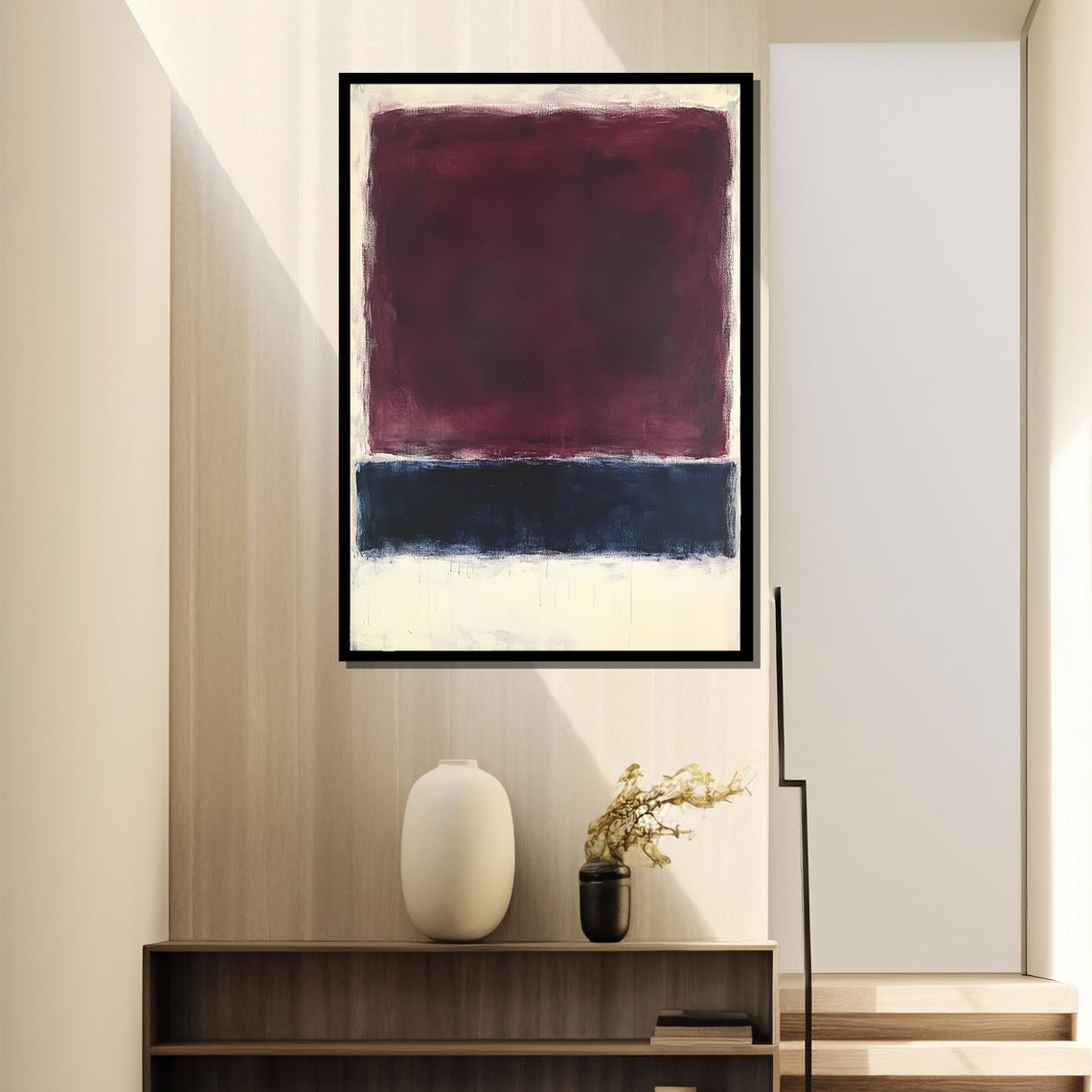 Mark Rothko Painting, Abstract Gift For Art Lovers - Image 2