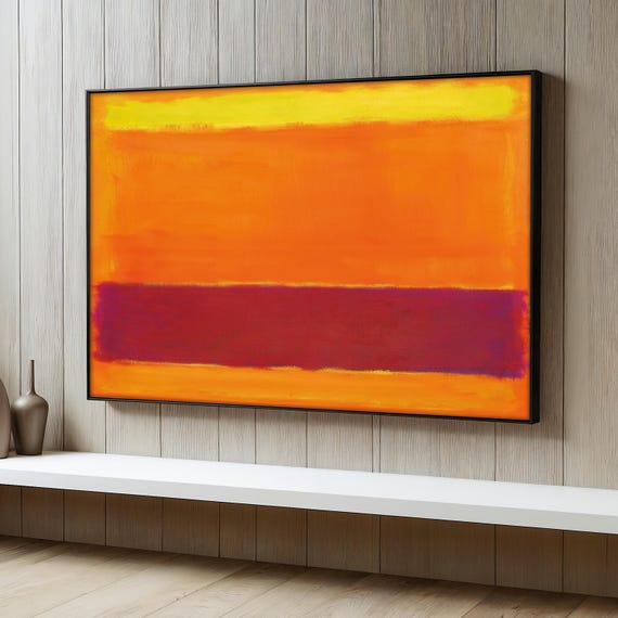 Mark Rothko Abstract Color Blocks, Modern Art Print