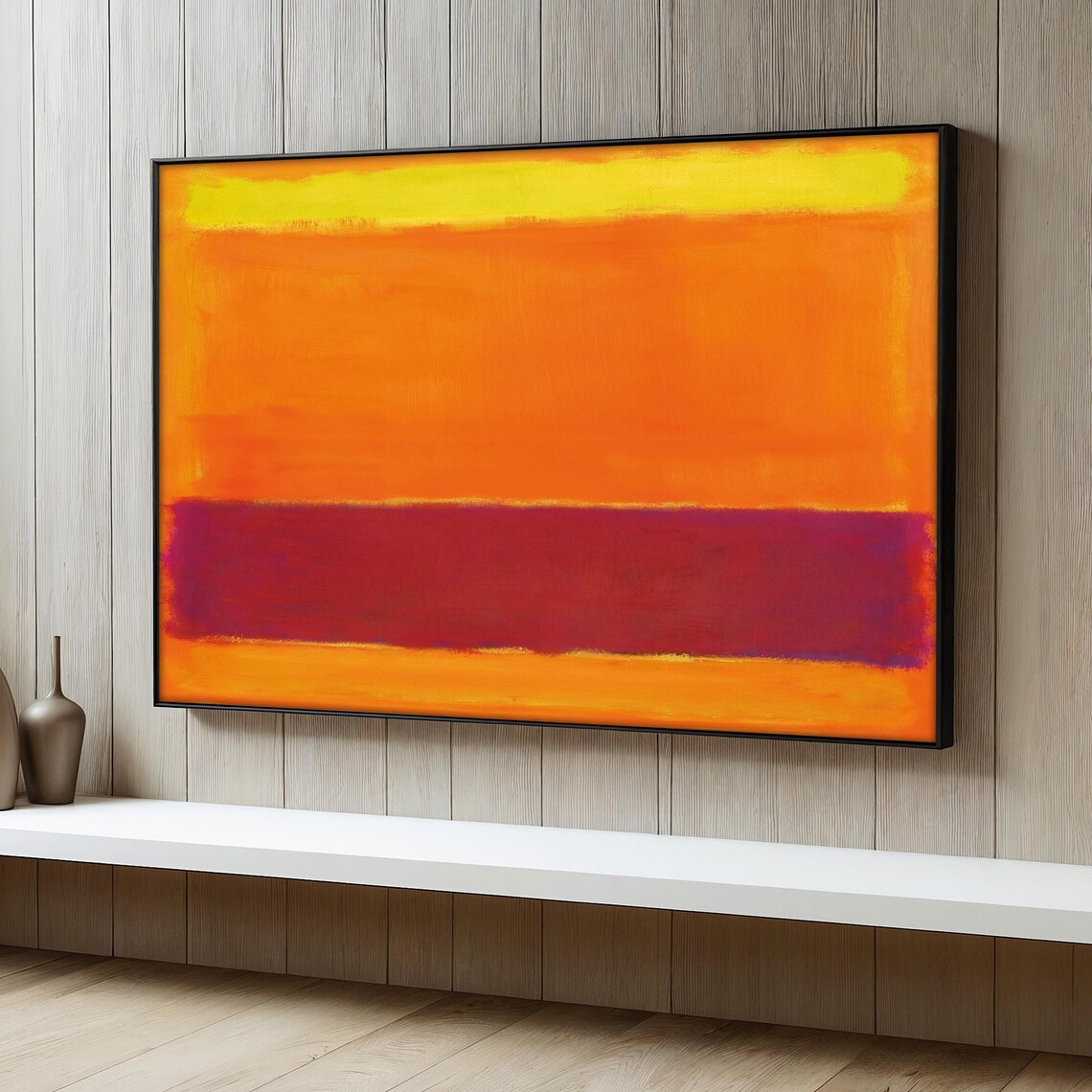 Mark Rothko Abstract Color Blocks, Modern Art Print