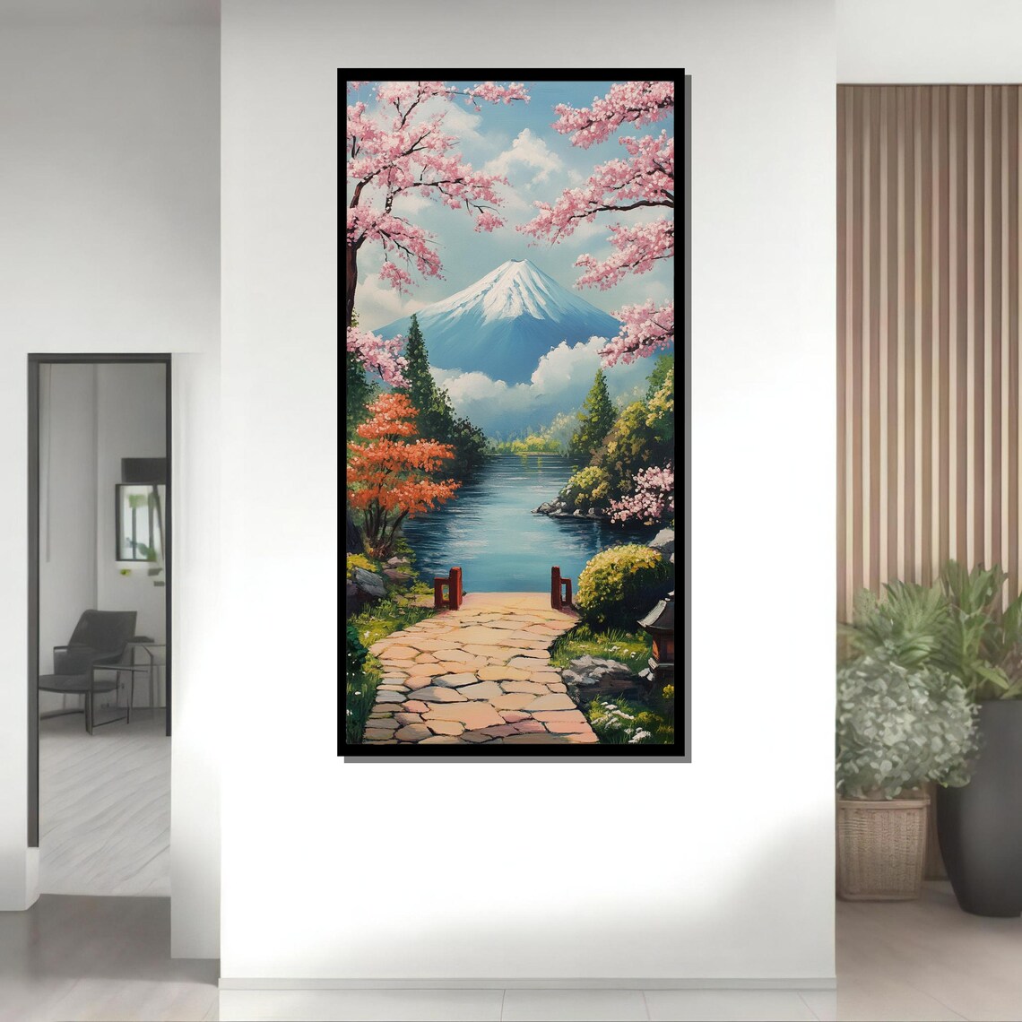 Mount Fuji Japanese Landscape, Peaceful Nature Scene - Image 2