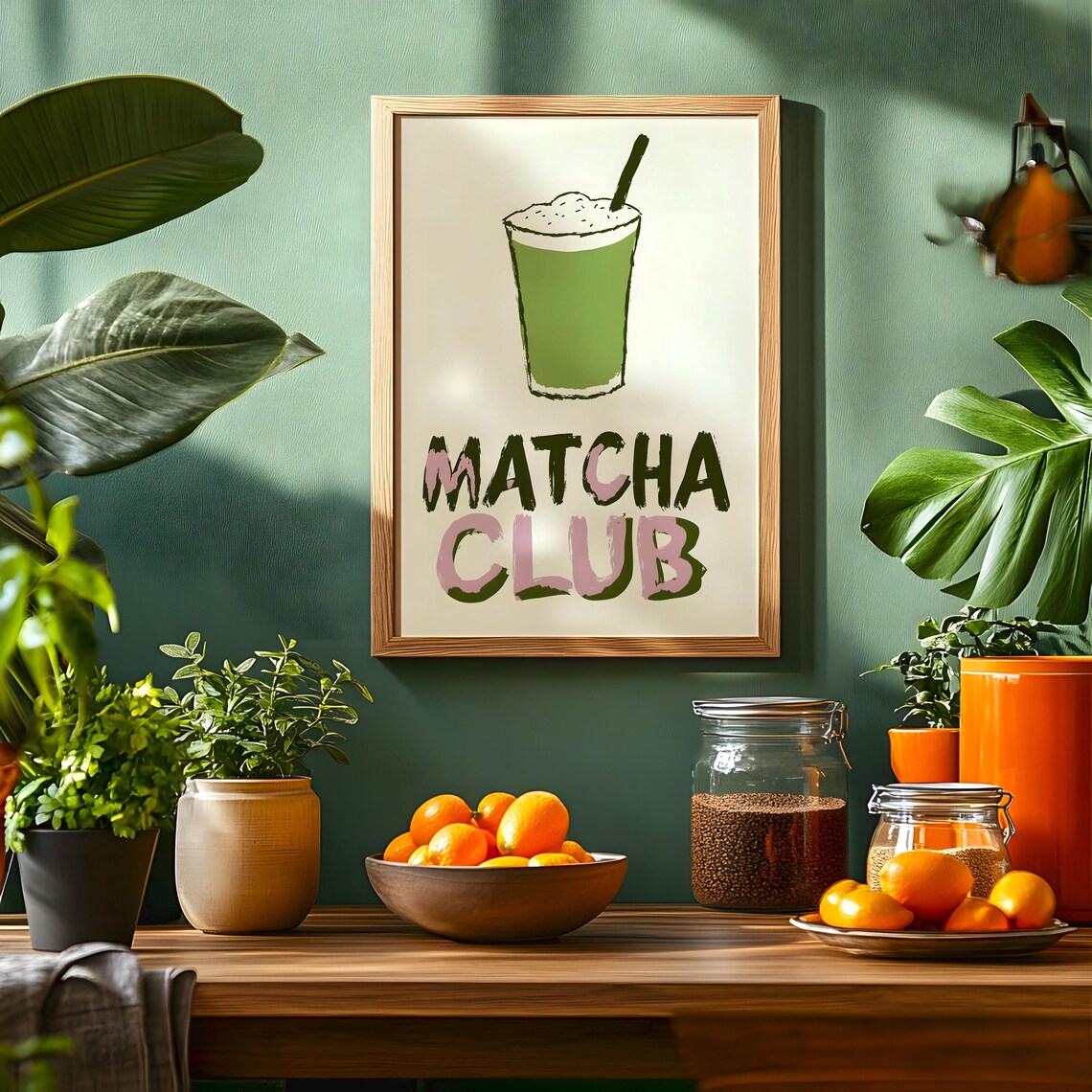 Matcha Club Kitchen Art, For Coffee Lovers - Image 3