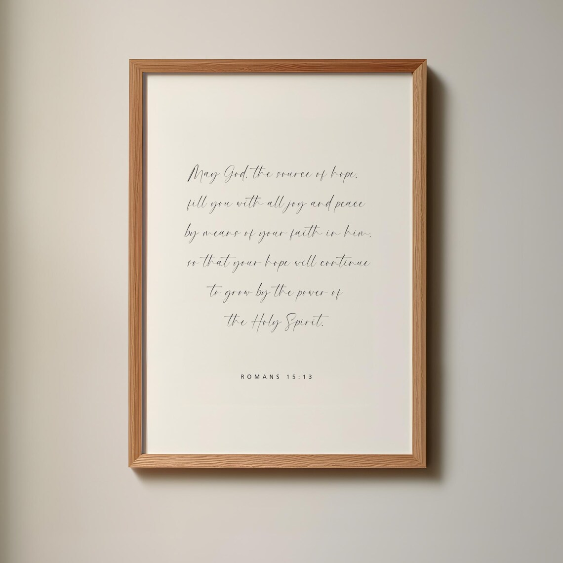 Romans 15:13 - Minimalist Christian Scripture