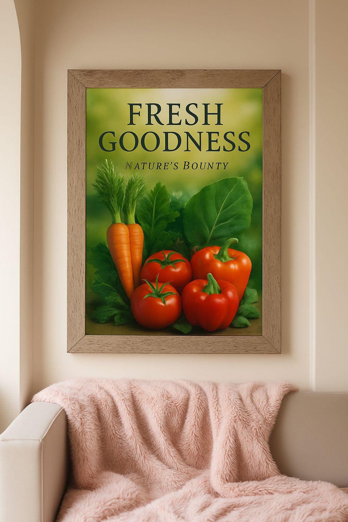 Fresh Goodness Natures Bounty Vegetable Kitchen Still Life Poster