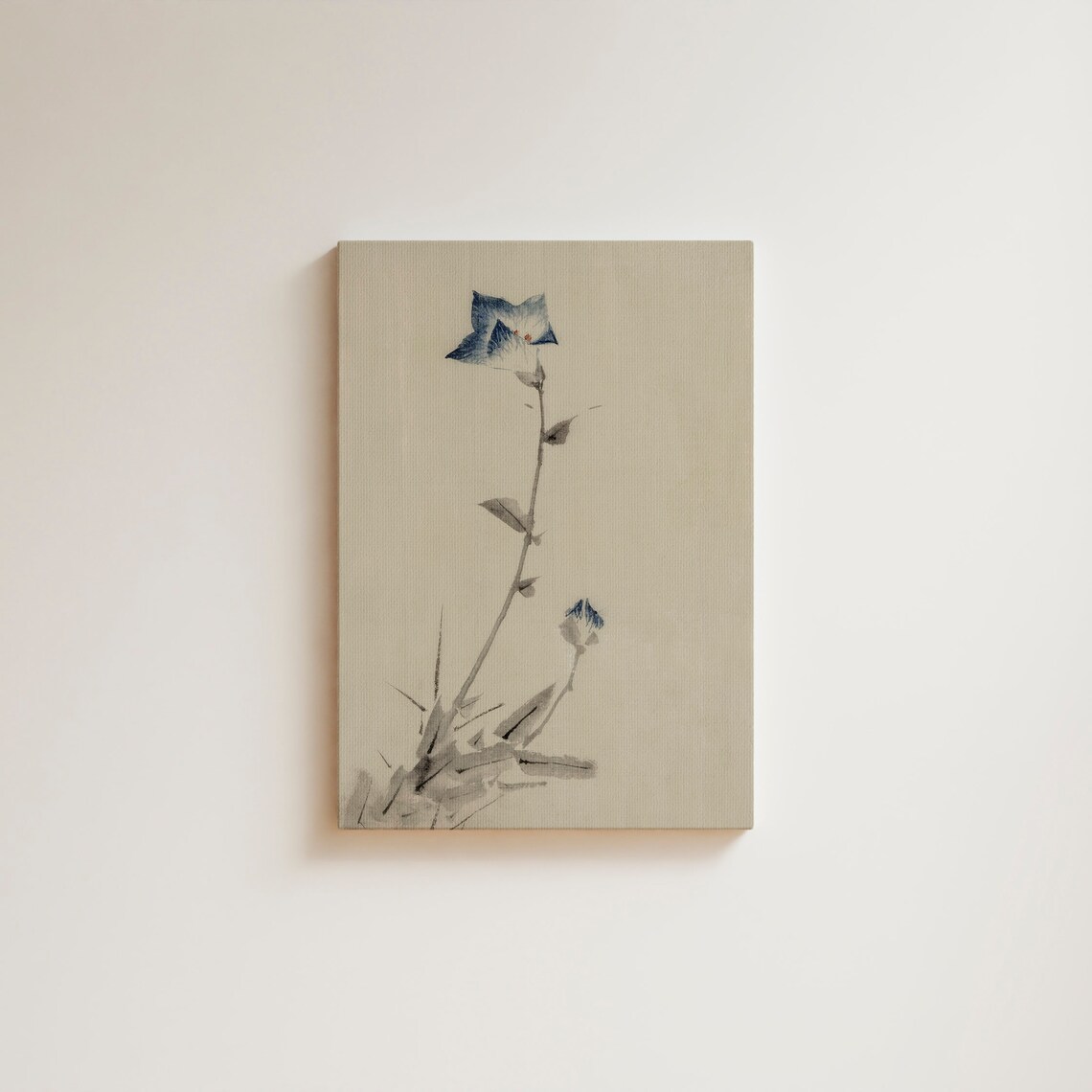 Vintage Flower Sketch, Japanese Botanical Art Print - Image 2