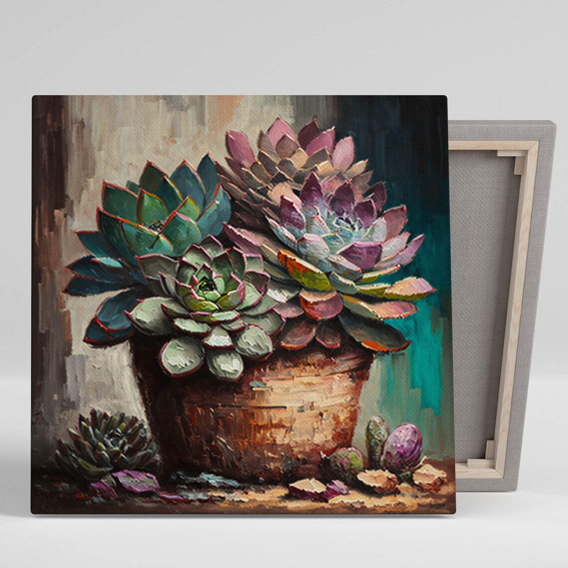 Watercolor Cactus Poster, Succulent Home Decor