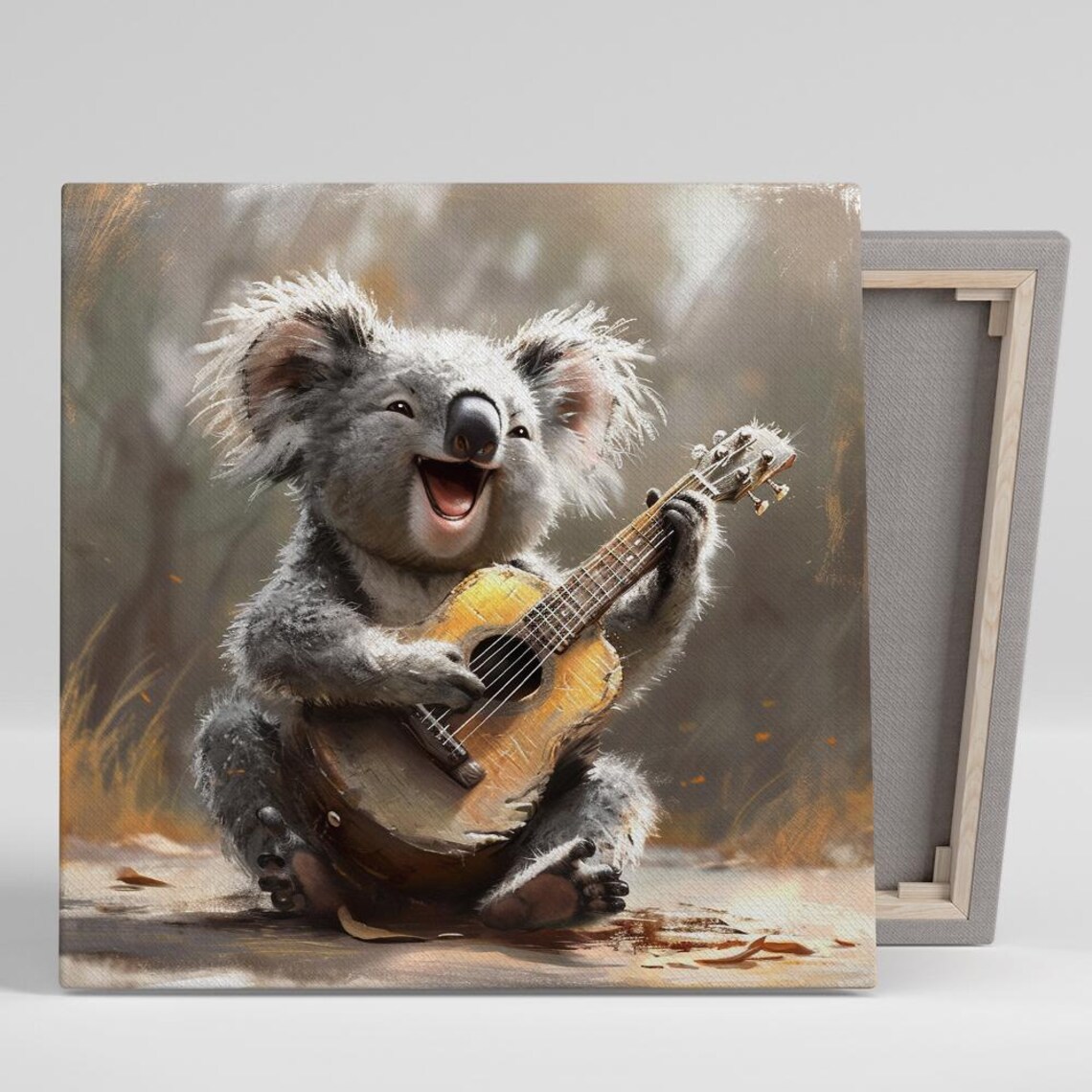 Koala Whimsical Animal Art Print for Kids' Rooms