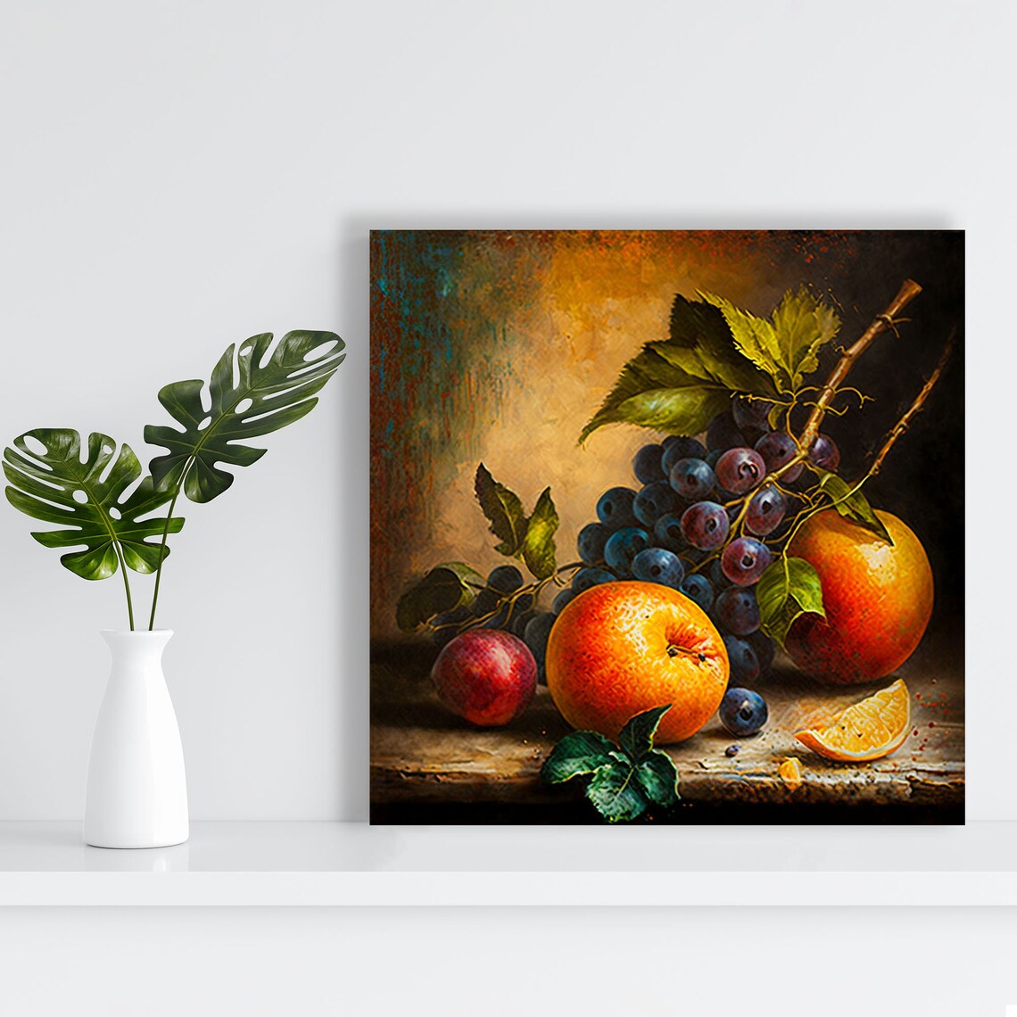 Fruit Still Life Art Print, Living Room Decor - Image 2