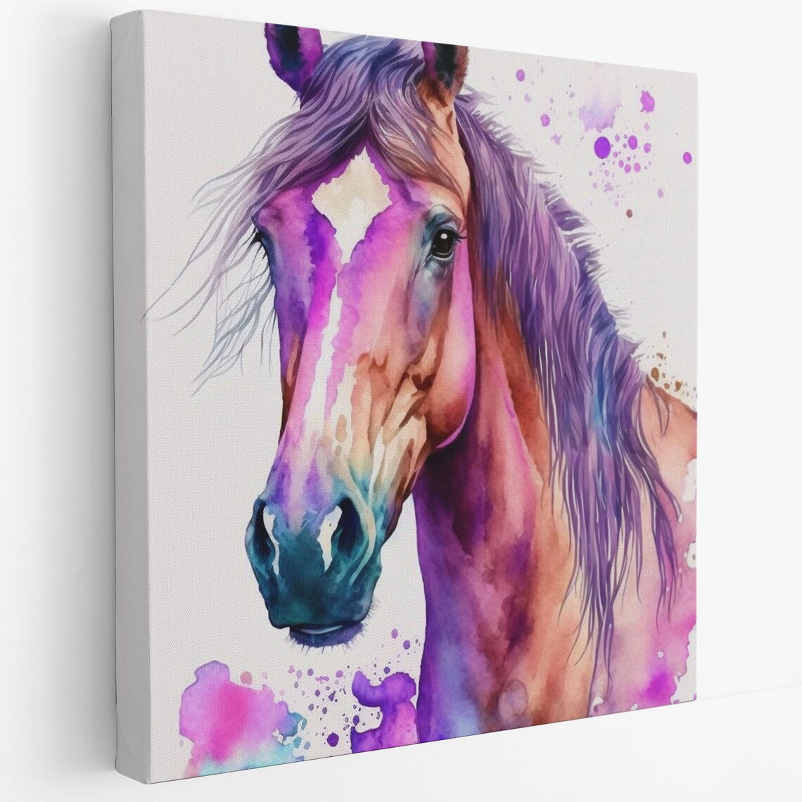Horse Wall Art Print, Modern Living Room Decor - Image 3
