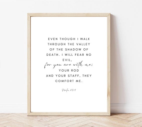 Psalm 23 - Scripture Wall Art