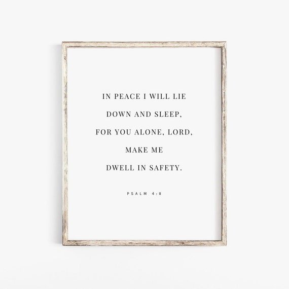 Psalm 48 Bible Verse Scripture Art Print