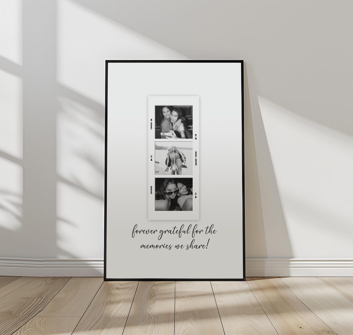 30th Birthday Gift Personalised 30th Birthday Present Custom Photo Print Gifts For Friends Happy 30th Gift Keepsake For Him Or Her Print - Image 3