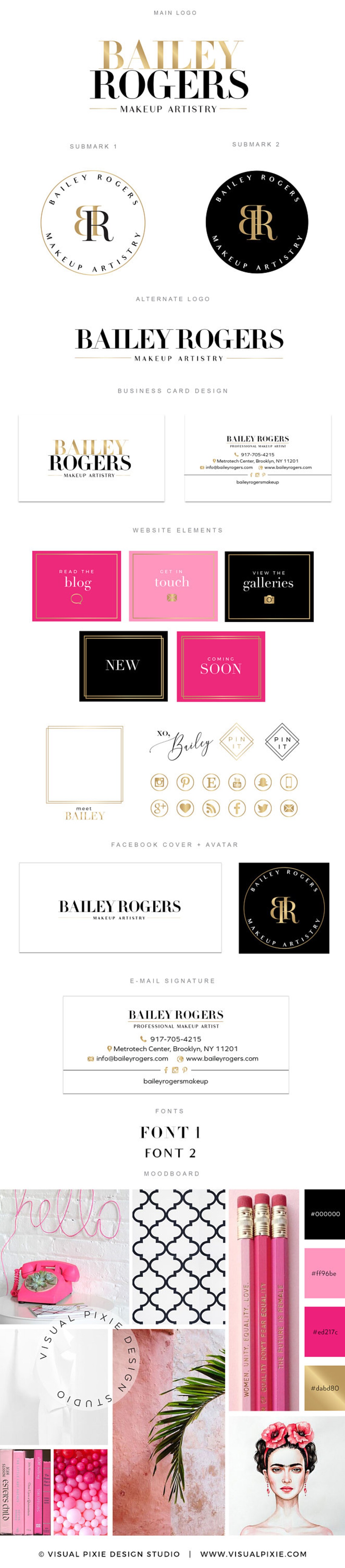 Choose Your Branding Kit, Abstract Modern Art Print - Image 2