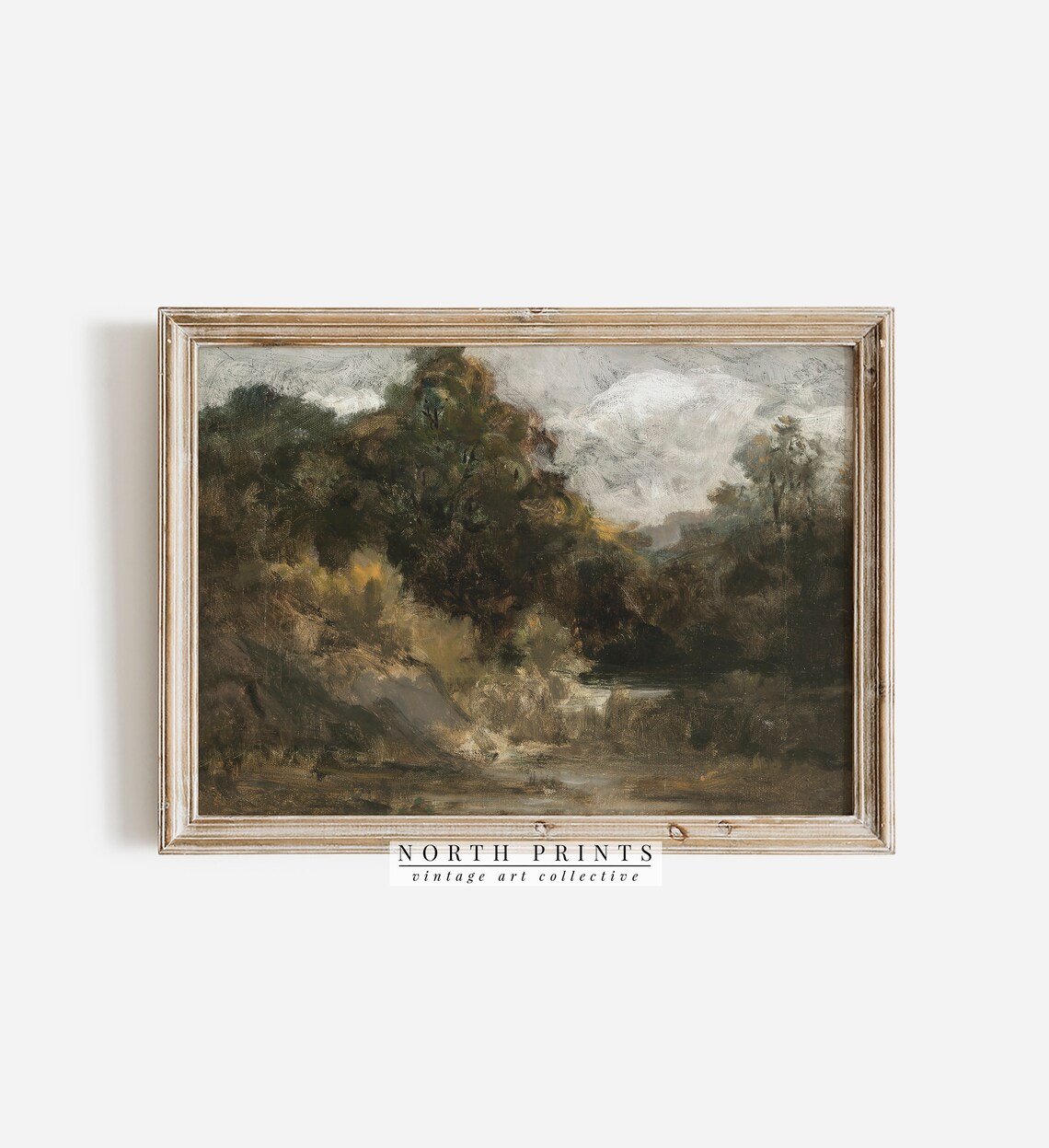 Moody Country Landscape Vintage Wall Art Print - Image 3