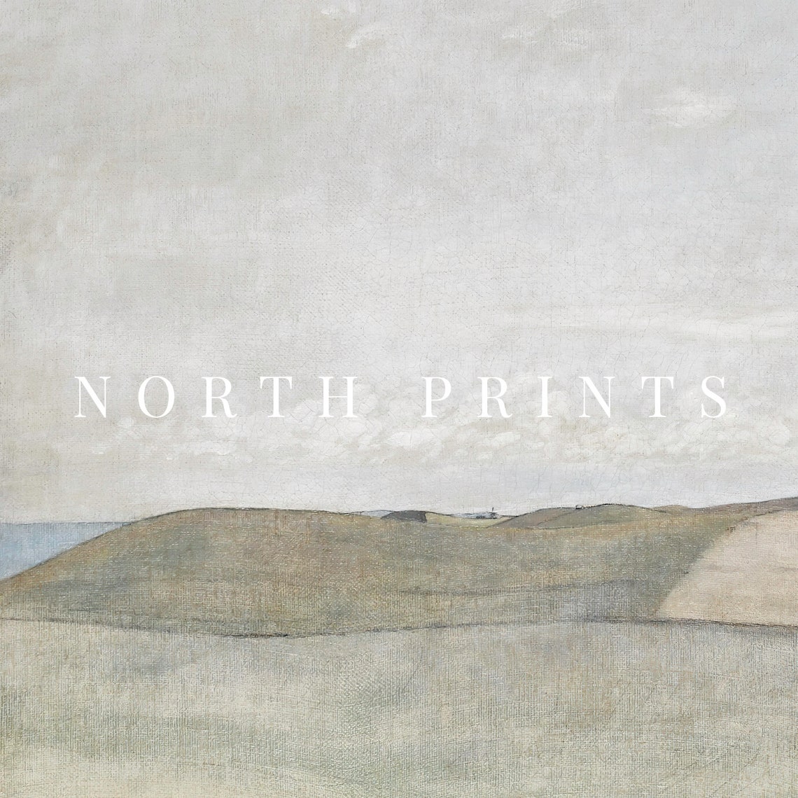 Vintage Muted Landscape Painting Neutral Minimalist Wall Art Soft Aesthetic 4 104 - Image 4