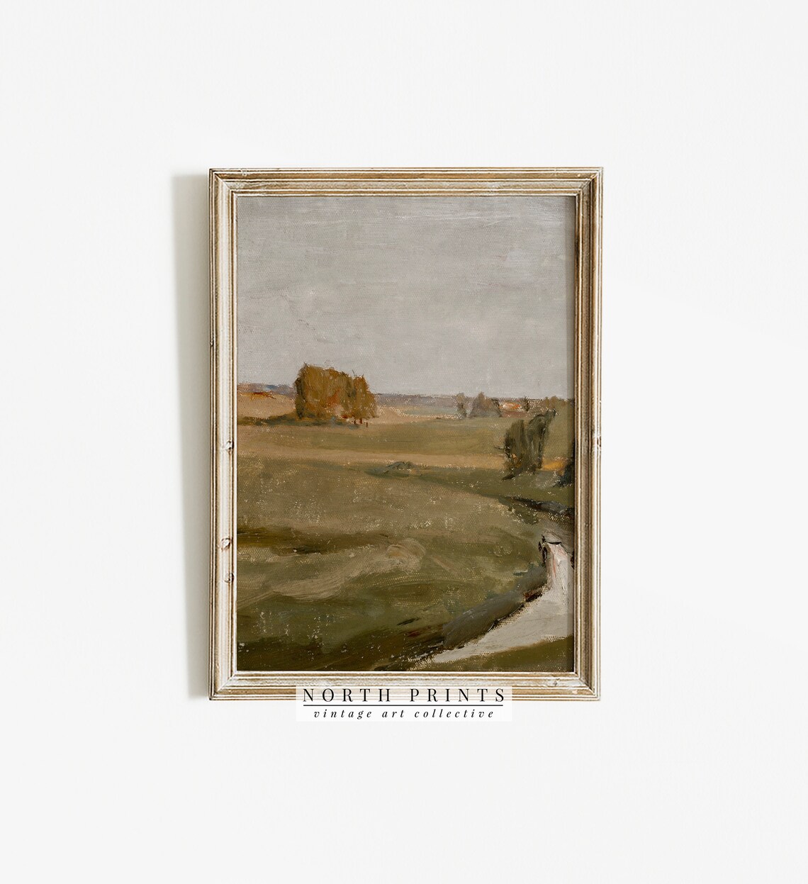 Vintage Summer Landscape, Rustic Farmhouse Art Print - Image 3