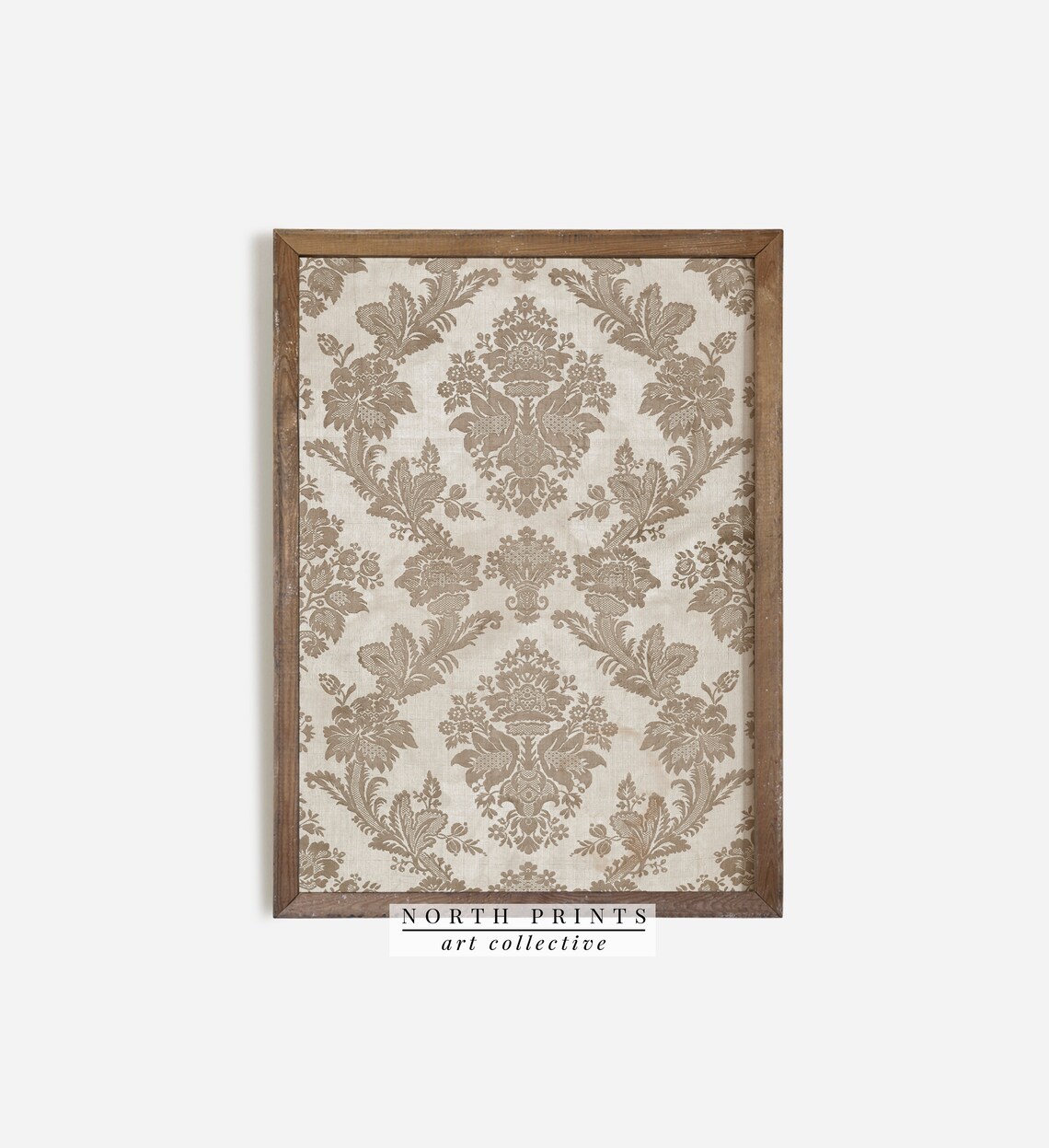 Vintage Tapestry Art in Neutral Soft Tones - Image 2