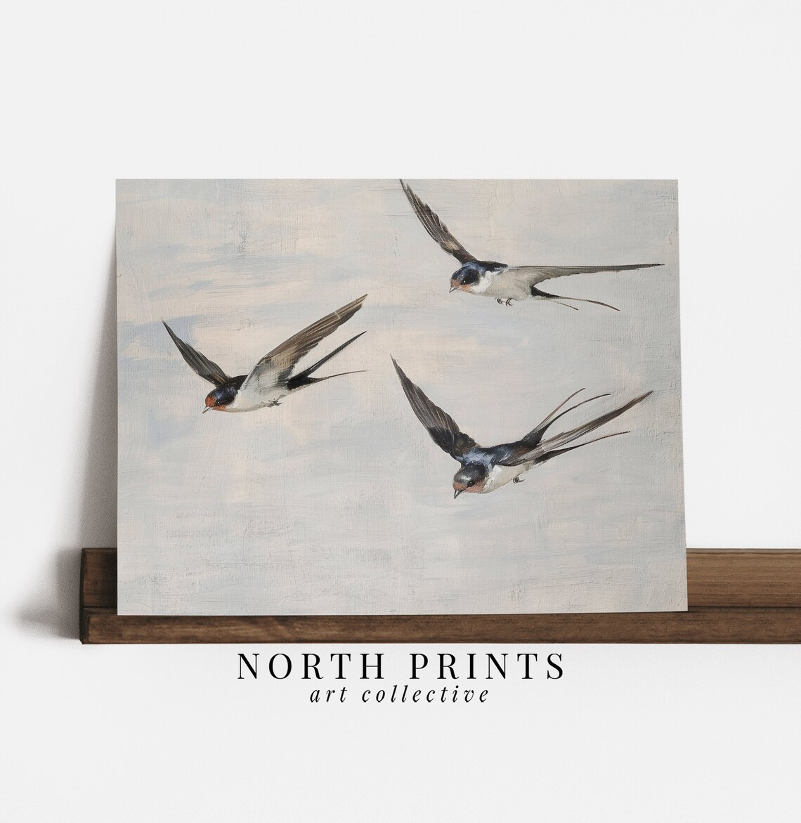 Country Nursery Bird Painting, Farmhouse Art Print - Image 4