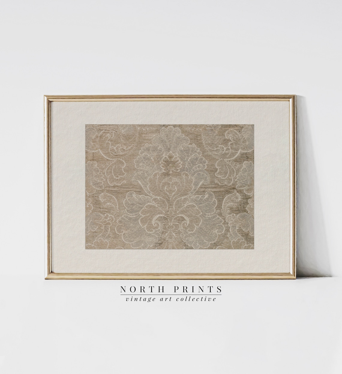 Tapestry Art Print, Vintage Neutral Farmhouse - Image 3