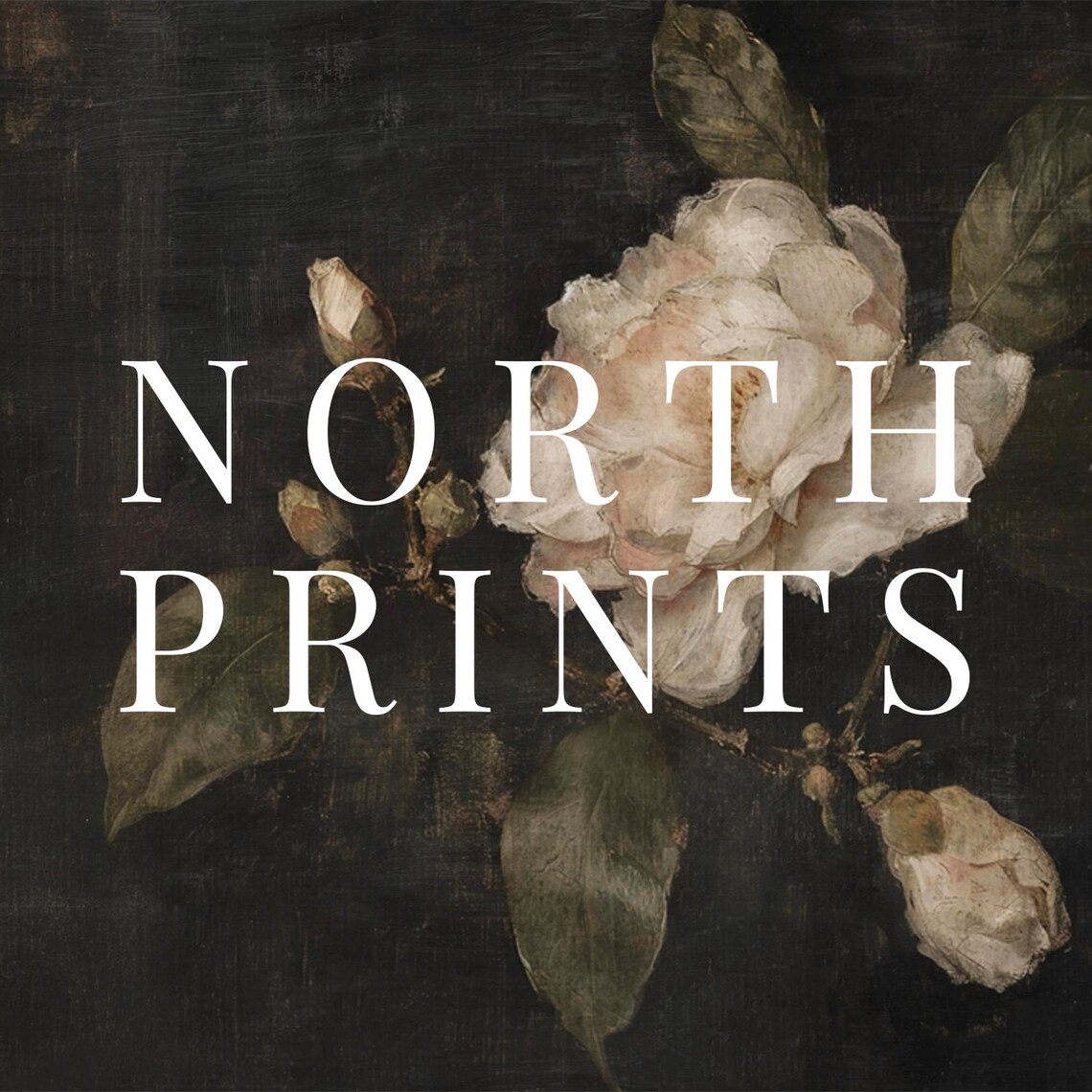 Moody Floral Gardenia Art Print, Dark Academia - Image 2
