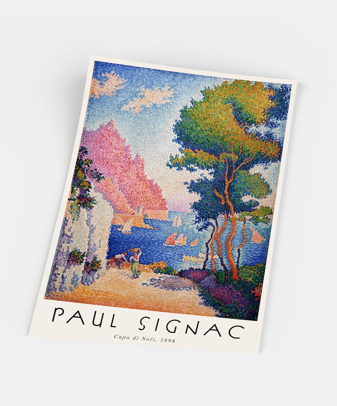 Signac Pointillism Nature Poster, Exhibition Art Print - Image 5