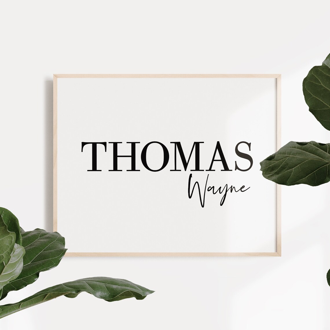 Personalized Nursery Name Art Print, Nursery Decor