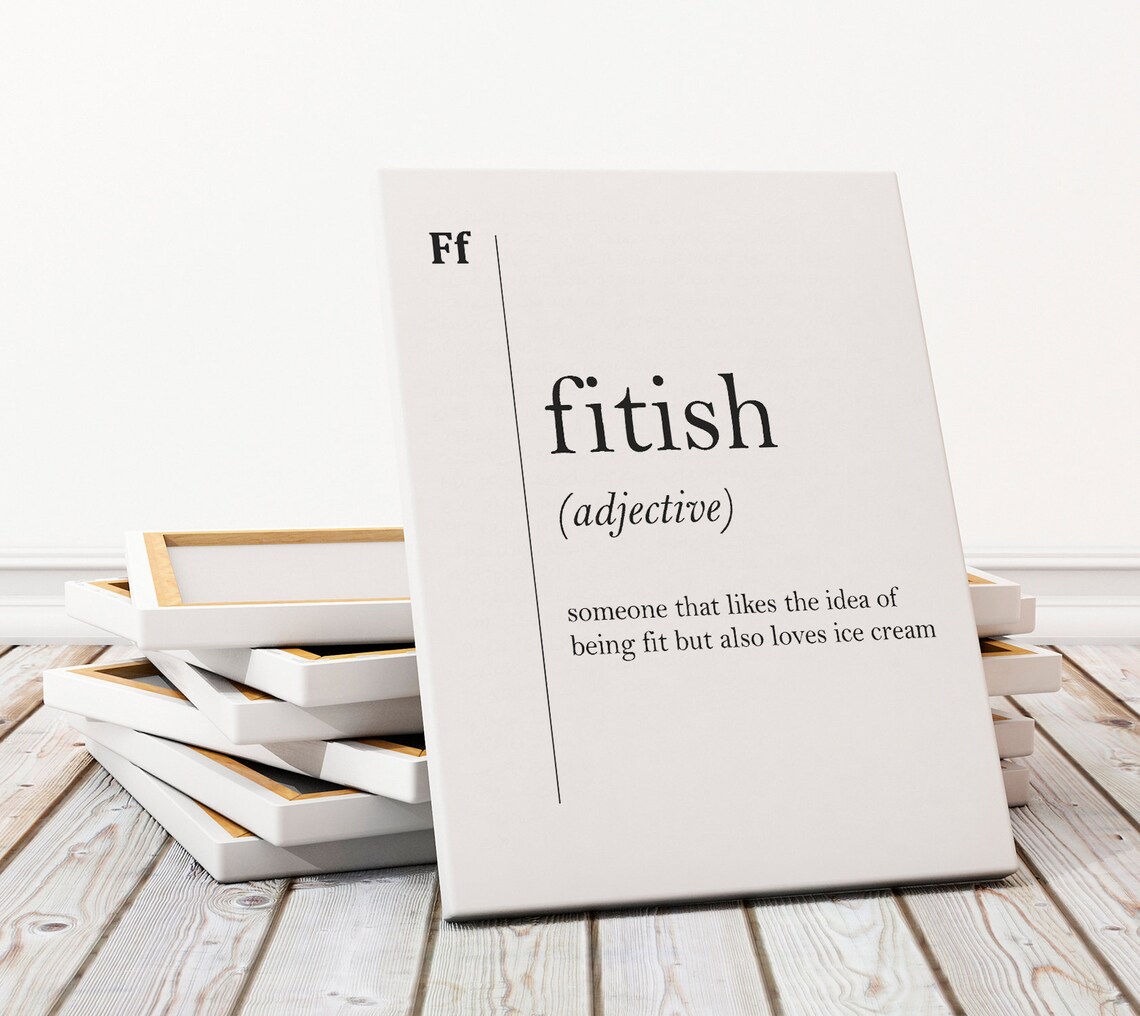 Fitish Definition, Abstract Modern Art Print - Image 3