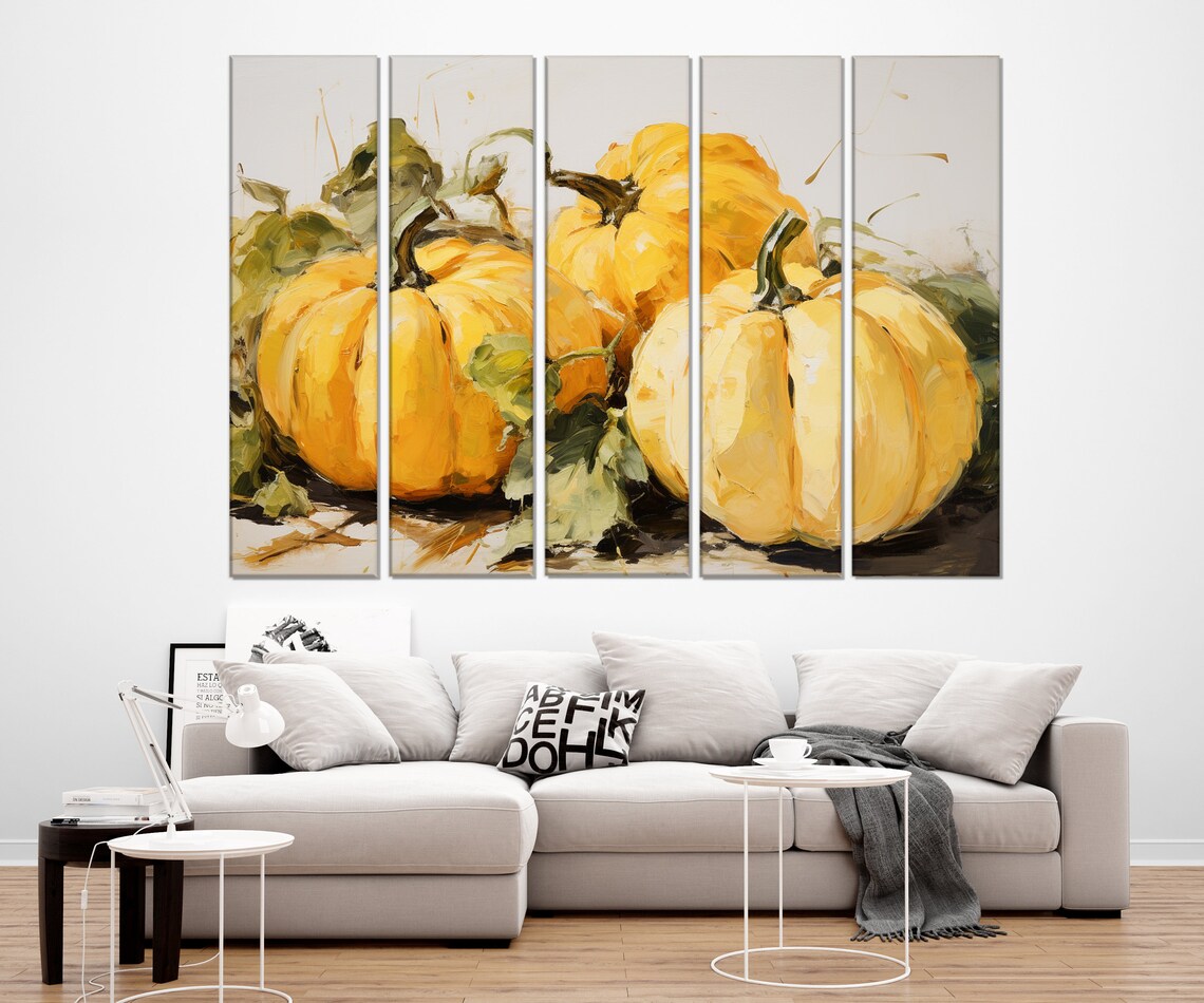 Pumpkins Art Print, Kitchen Farmhouse Decor - Image 4