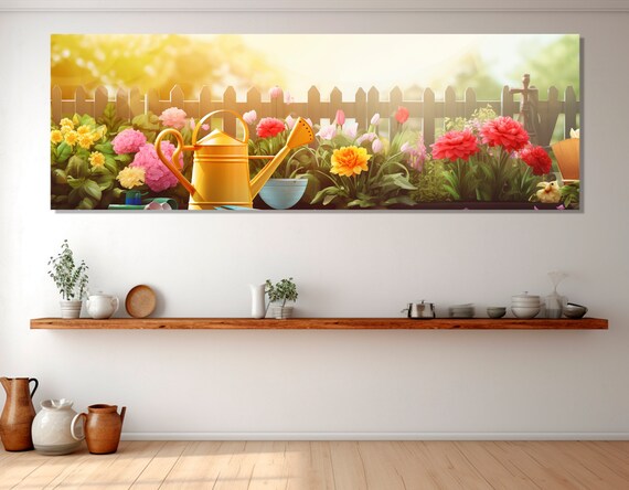Gardening Wall Art Garden Print Floristics Studio Decor Florist Gift Gardener Gift Framed And Ready To Hang