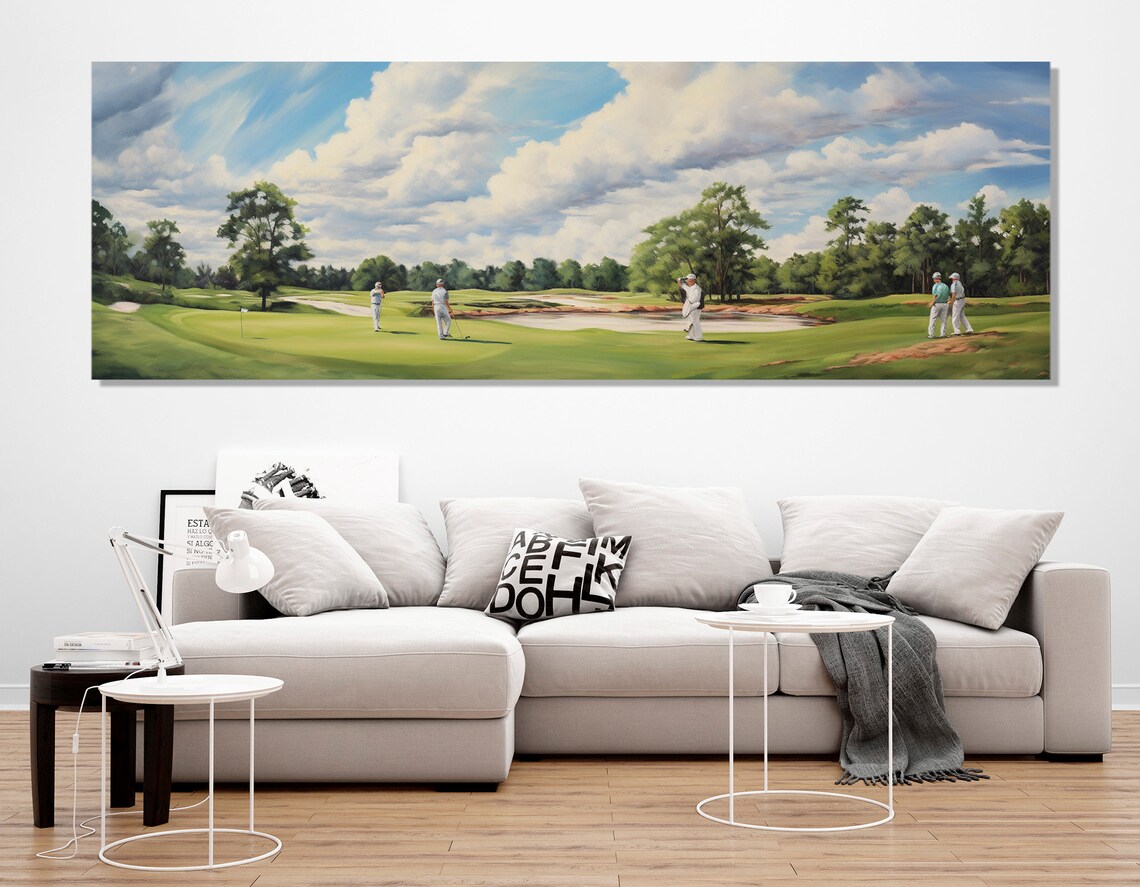 Golf Player Art Print, Golf Club Decor Gift Idea - Image 3