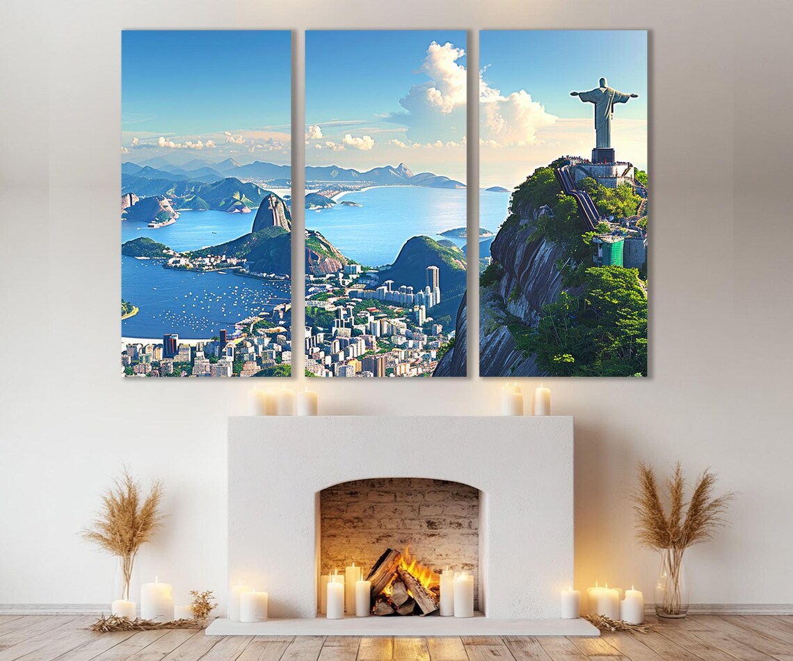 Rio de Janeiro Skyline, Brazil, Christ the Redeemer Poster - Image 4