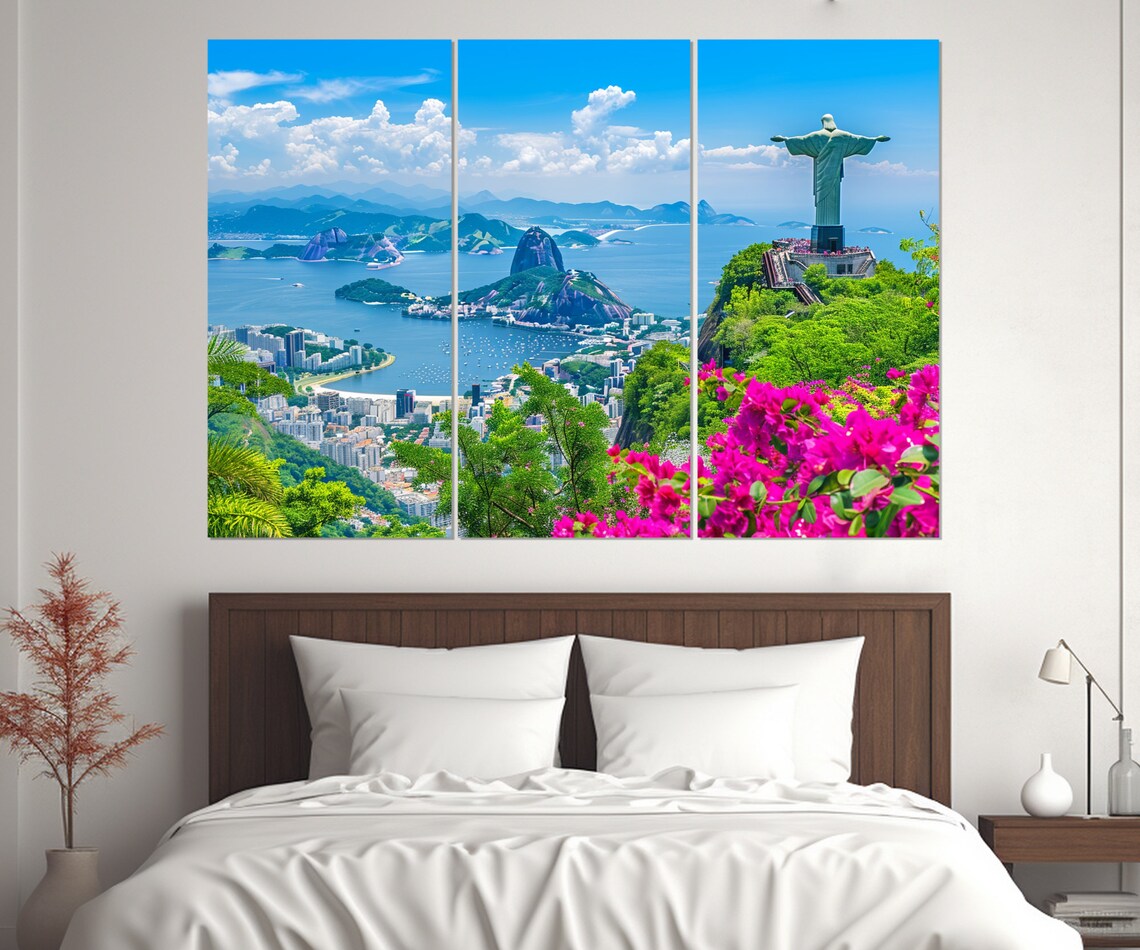 Rio De Janeiro Abstract Wall Art Print, Brazil - Image 4