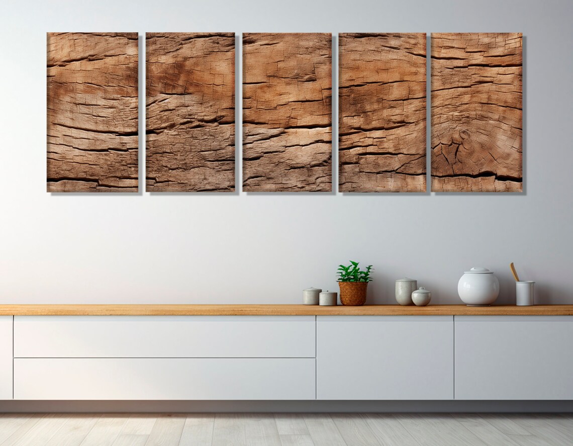 Wood Texture Print, Abstract Modern Art Print - Image 2