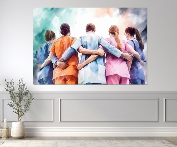 Doctors Wall Art Hospital Wall Decor Doctor Gift Doctors Print Framed And Ready To Hang