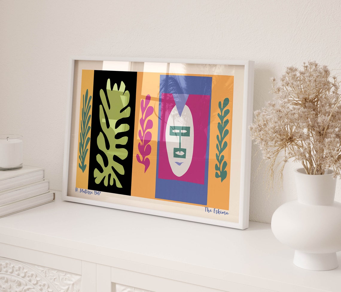 Henri Matisse Print The Eskimo 1947 Mid Century Modern Wall Art Abstract Poster - Image 2