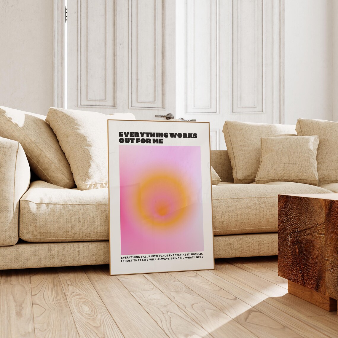 Spiritual Manifestation Quote Poster, Astrology Decor - Image 2