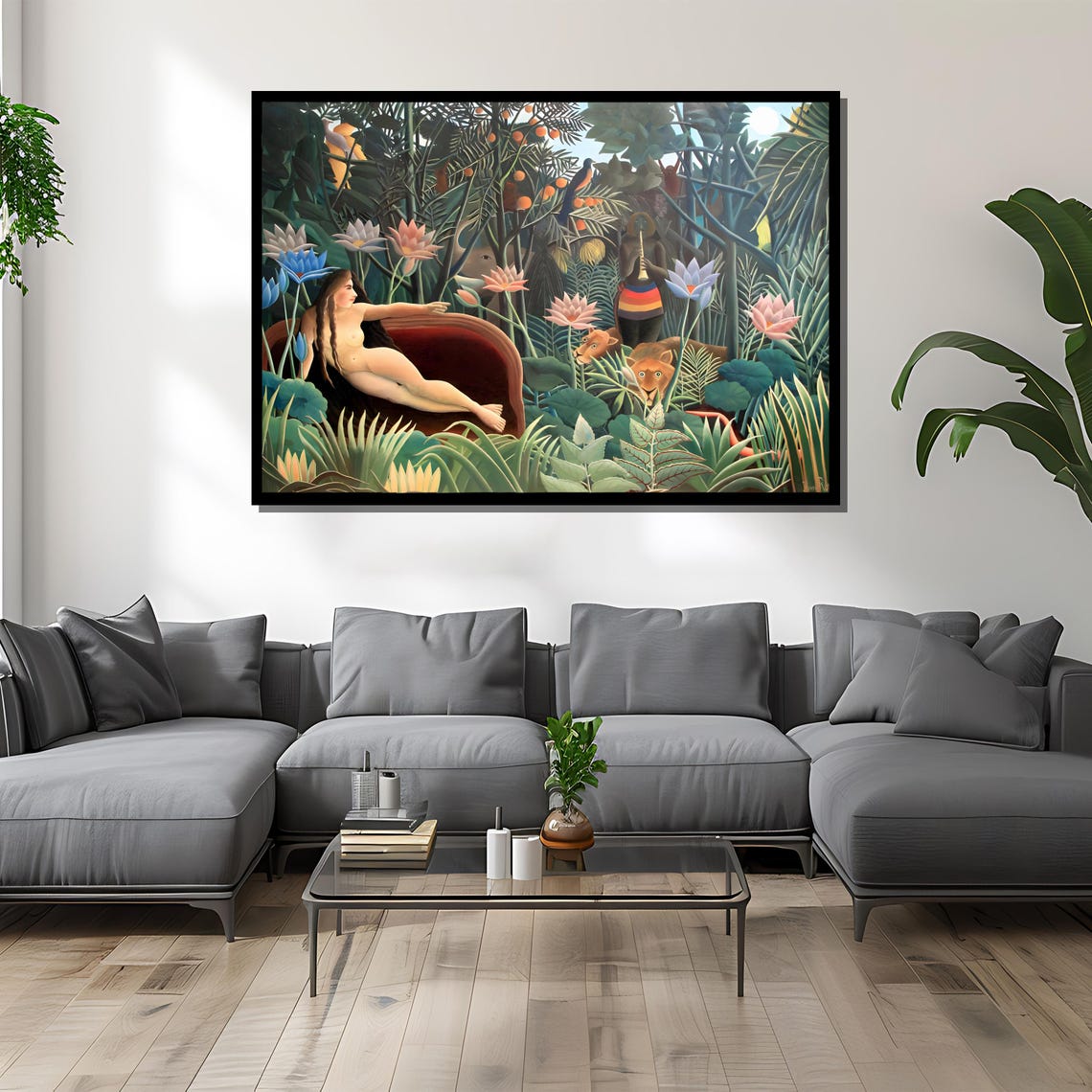Henri Rousseaus The Dream Iconic Jungle Painting Symbolic And Mystical Art Gift For Nature And Surrealism Lovers - Image 4