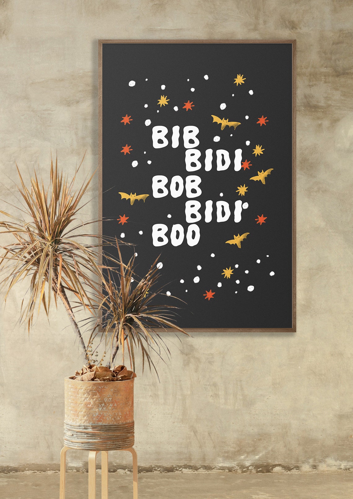 Bib Bidi Bob Bidi Boo Fairy Magic Phrase Halloween Party Poster - Image 5