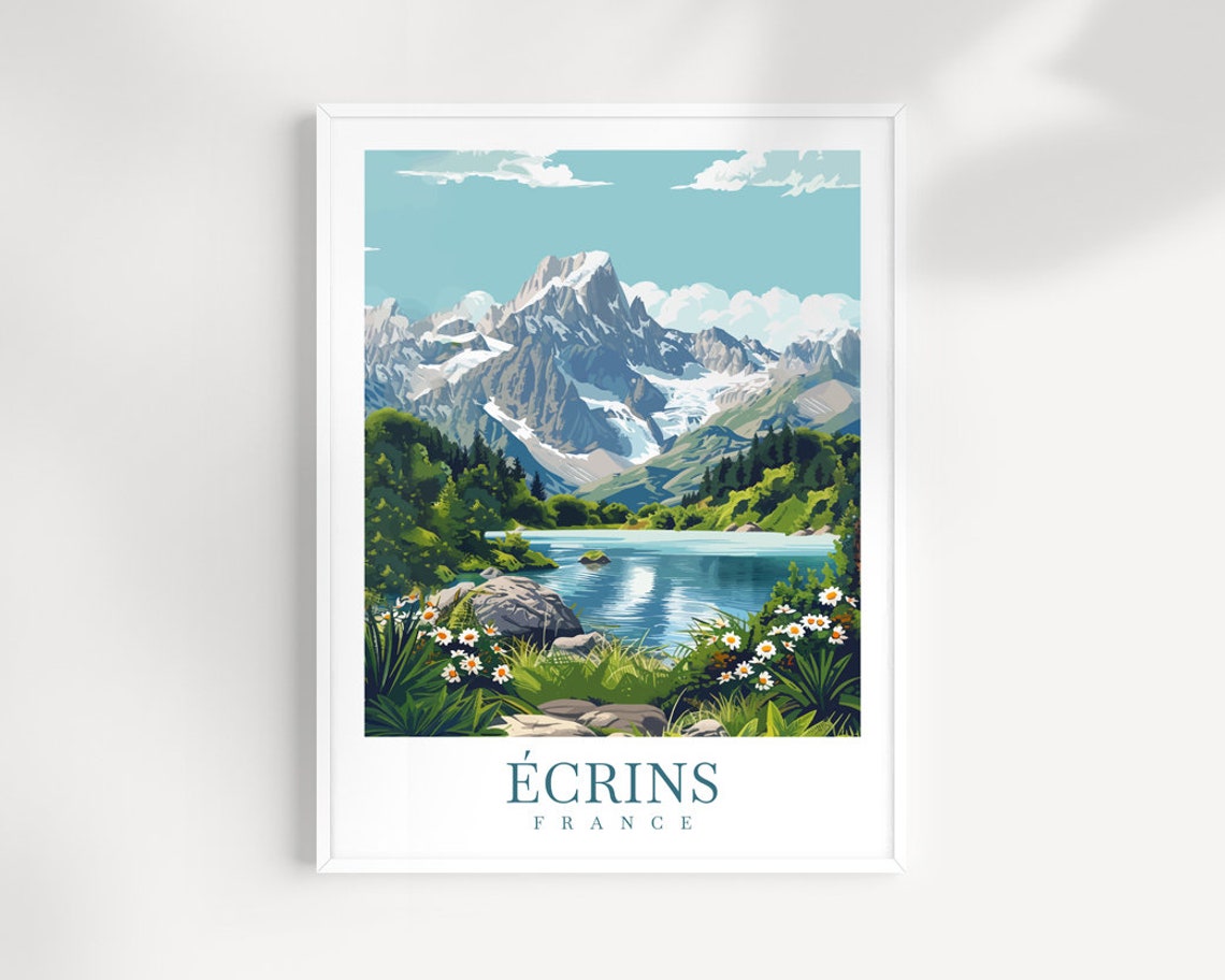 Crins National Park Travel Poster France Print National Park Art Print Crins National Park Gift Crins Wall Art Parc National Des Crins