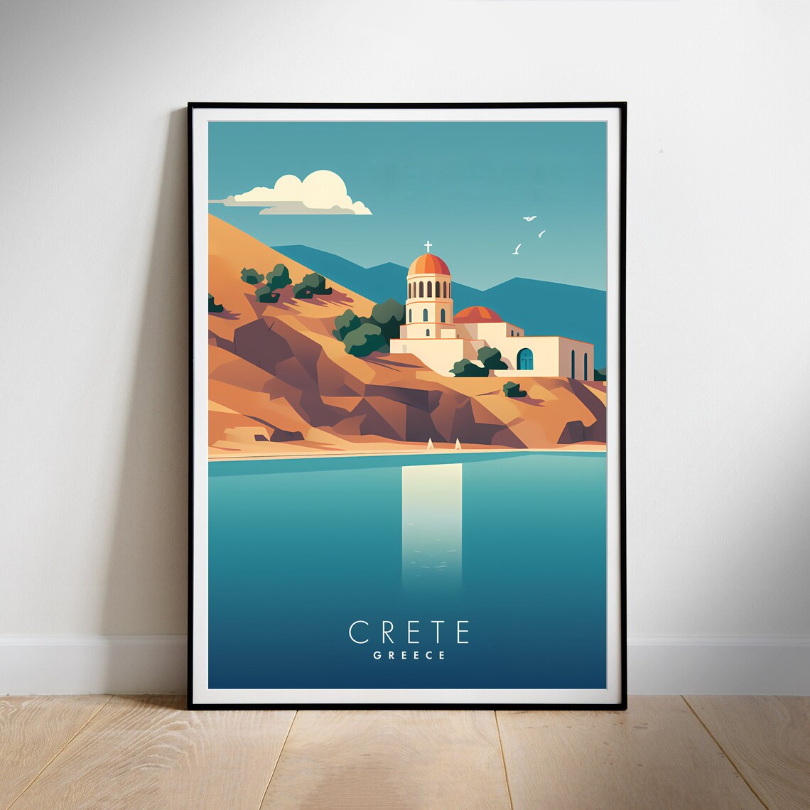 Crete Travel Poster, Greece Travel Poster - Image 2