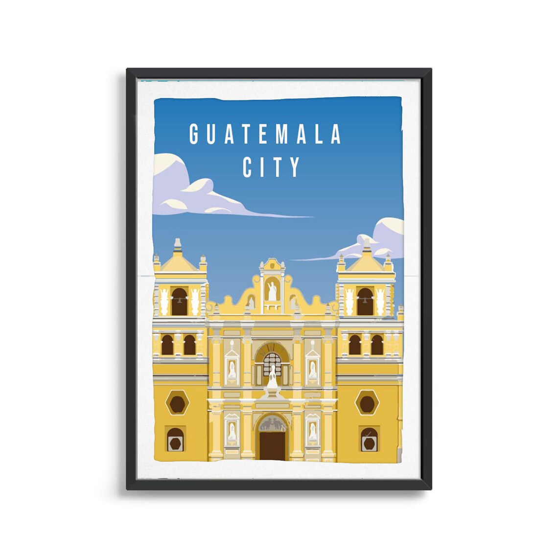 Guatemala City Travel Poster, City Art Print - Image 2