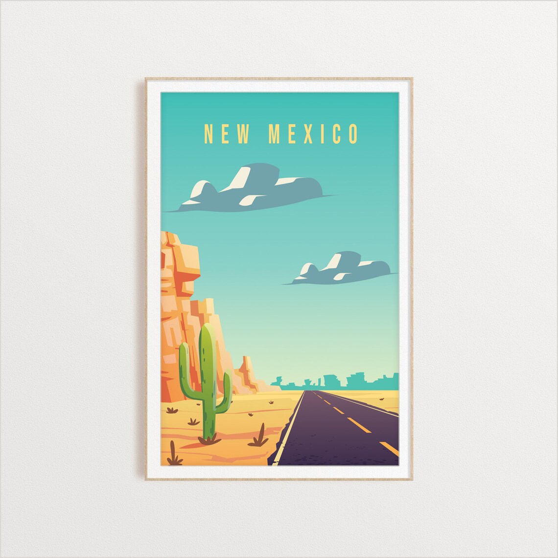 New Mexico State Travel Poster, State Art Print - Image 2