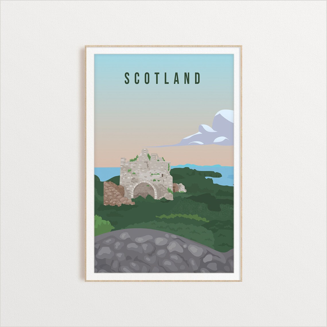 Scotland Travel Poster, Country Wall Art Print - Image 2