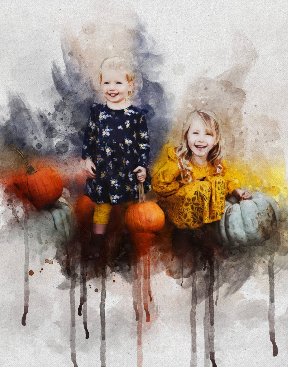 Best Friend From Photo Living Room Art Print - Image 2