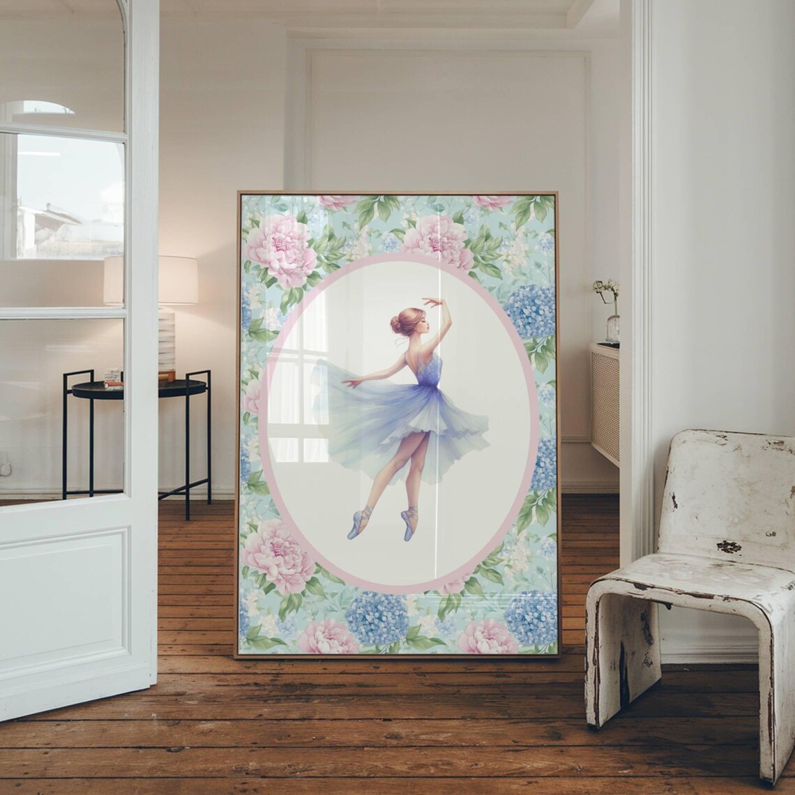 Coquette Ballerina, Grandmillennial Ballet Art Print - Image 2